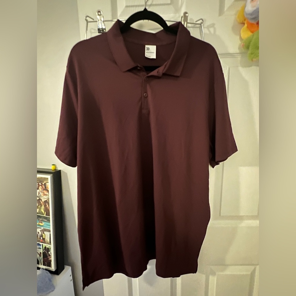 all in motion Men's Polo Shirt - Burgundy